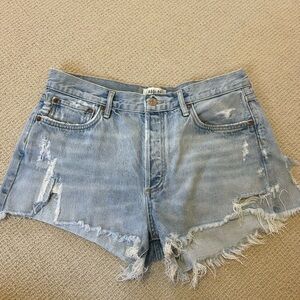 Agolde parker short light wash size 30